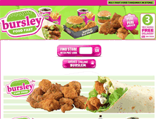Tablet Screenshot of bursleyfastfood.com